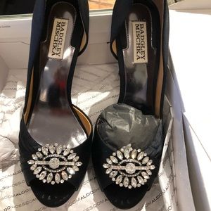 Badgley Mischka gemstone Evening heel 8.5